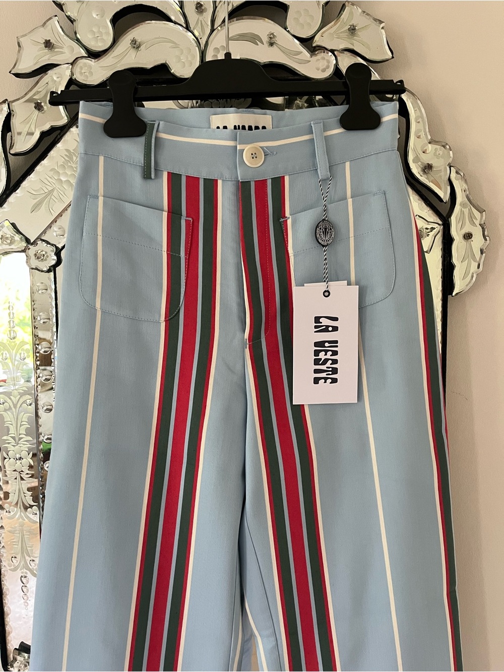 La Veste Pippi Pants 12 in Colourful Stripes - Picture 3 of 13